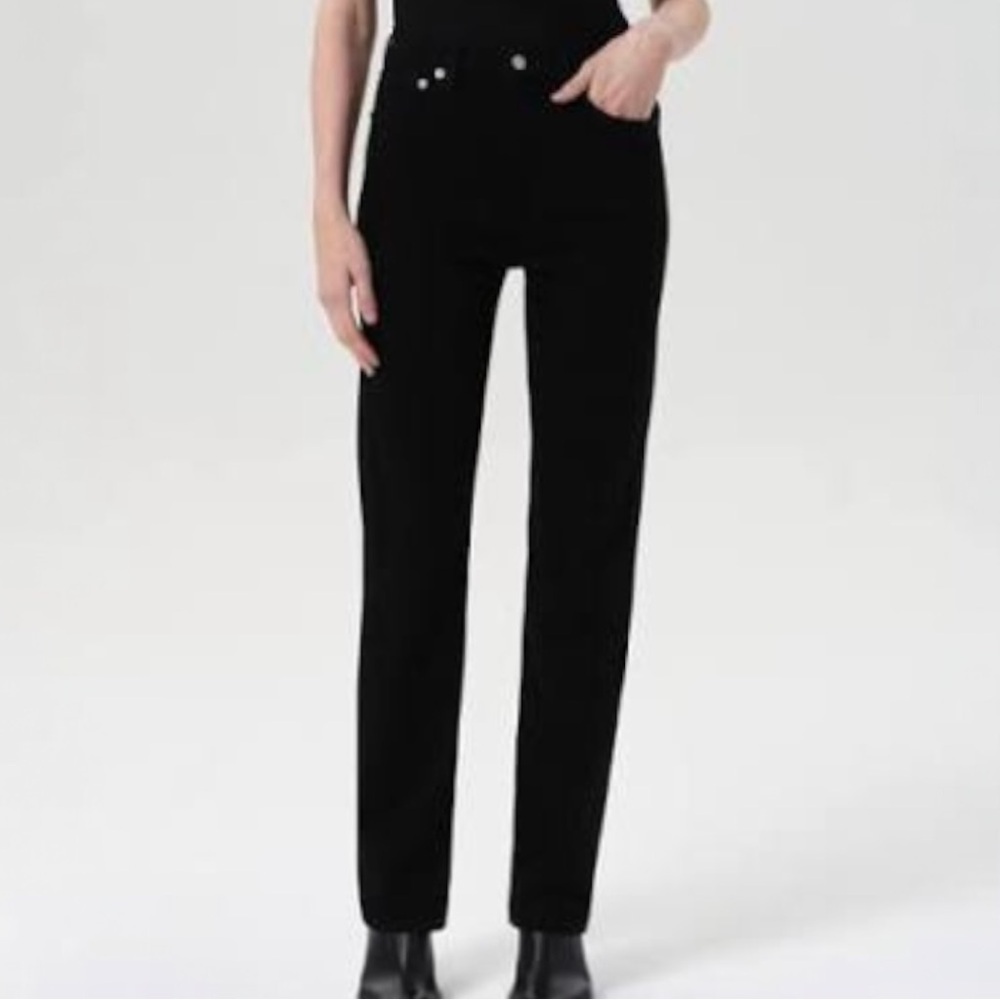 NWT 90'S Pinch Waist High Rise Straight(Weightless) Button Fly 
In Crushed SZ 26